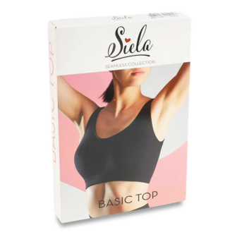 Топ жіночий Siela Basic Top чорний L/XL