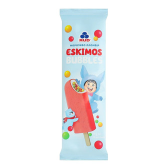 Морозиво Рудь Ескімос Bubbles пломбір 70 г (4823097819463)