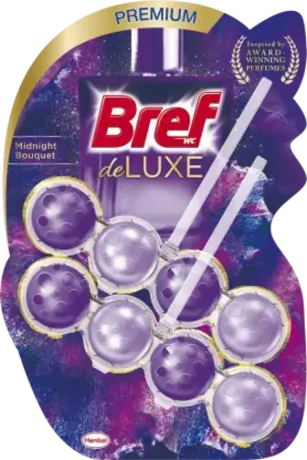 Туалетний блок Bref De Luxe Аромат чаруючої ночі підвісний 2x50 г