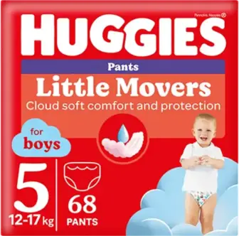 Підгузники-трусики Huggies для хлопчиків 5 Box 68 шт
