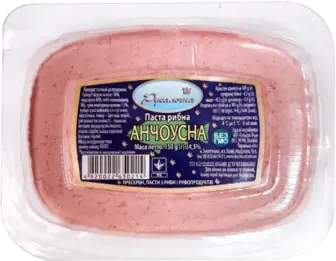 Паста рибна Русалочка Анчоусна 150 г