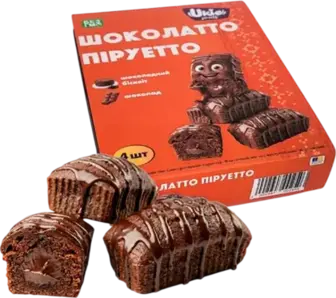 Тістечко Ukie Sweets Шоколатто Піруетто 250 г