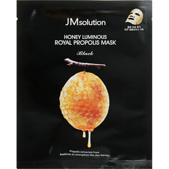 JMsolution Honey Luminous Royal Propolis Mask - Антивікова тканинна маска для обличчя з екстрактом прополісу