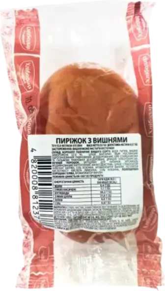 Пиріжок Хлібодар з вишнями 75 г