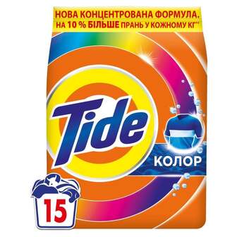 Засіб миючий синтетичний 2,1 кг Tide Aqua Puder Color м/уп 