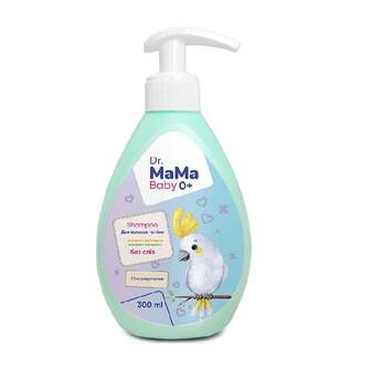 Шампунь дитячий для волосся та тіла 300мл Dr.Mama0+ гіпоалергенне, п/флакон 
