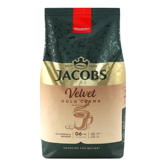 Кава в зернах Jacobs Velvet Gold Crema 1000 г
