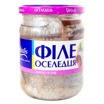Філе Оселедця Матьє Veladis в олії 470 г (4820121343901)