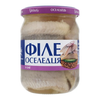 Філе Оселедця Veladis в олії 470 г (4820121343888)