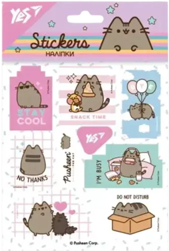 Наліпки Yes! Pusheen 13х15 см