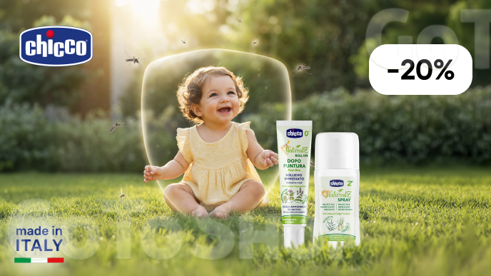-20% на ефективний захист від комарів Chicco