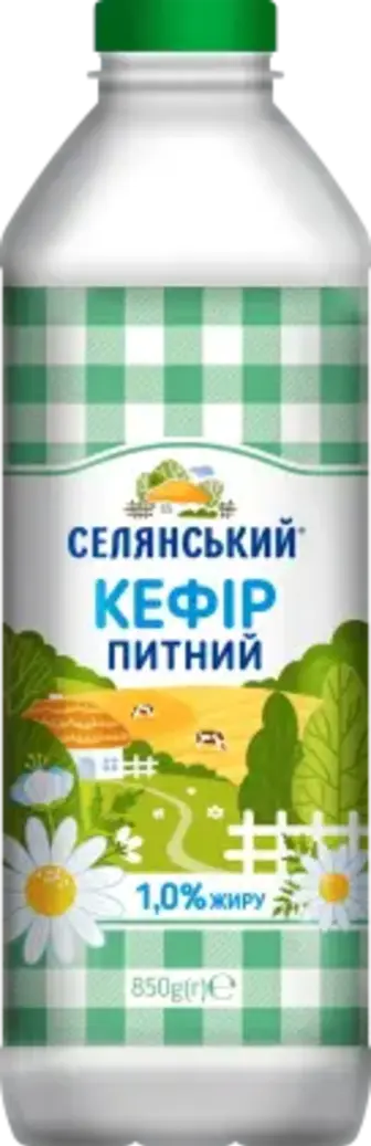 Кефір Селянський 1% 850 г
