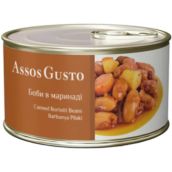 Боби Assos Gusto в маринаді 400 г (8684514501561)
