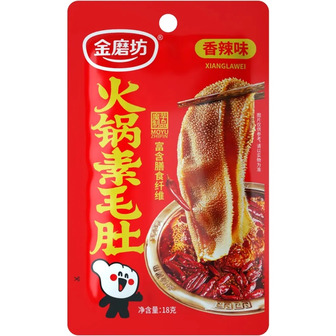 Снек вегетаріанський рубець Golden Mill Tripe Hot Spicy 18 г (6925678103232)