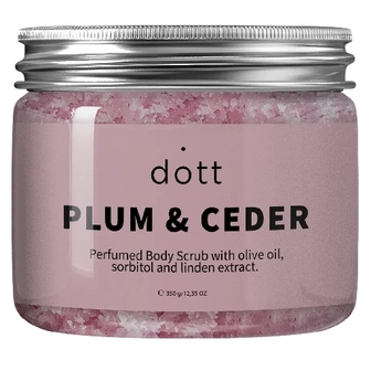 ДОТТ Парфумований скраб для тіла 350г PLUM & CEDAR