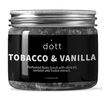 ДОТТ Парфумований скраб для тіла 350г TOBACCO & VANILLA