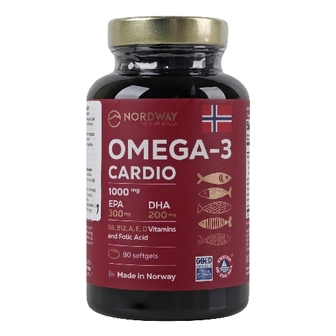 НОРДВЕЙ Cardio OMEGA-3 1000мг капс. №90