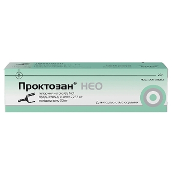 ПРОКТОЗАН НЕО мазь туба 20г