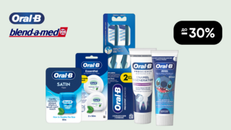До -30% на засоби для догляду за ротовою порожниною Oral-B, Blend-a-med