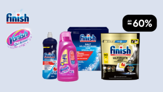 До -60% на побутову хімію Finish та Vanish