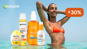 До -30% на засоби GARNIER Skin 