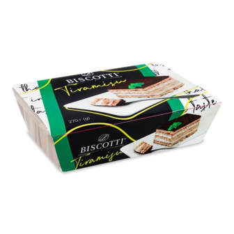 Тістечко Biscotti Тірамісу бісквітне (270г)