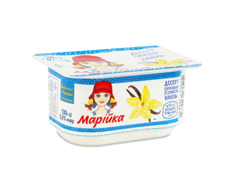 Десерт сирковий «Марійка» зі смаком «Ваніль» 5% (130г)