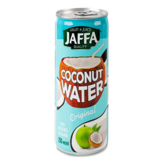 Вода кокосова Jaffa Original з/б (250мл)
