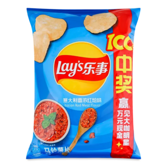 Чипси Lay’s картопляні зі смаком італійського червоного м’яса (70г)