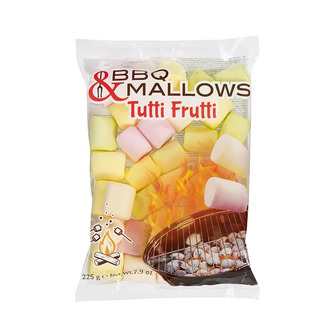Маршмеллоу Hamlet Tutti Frutti для барбекю 225 г (5400265040097)