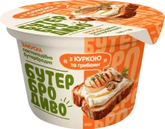 Закуска БутерброДиво Курка та гриби 26.2% 200 г