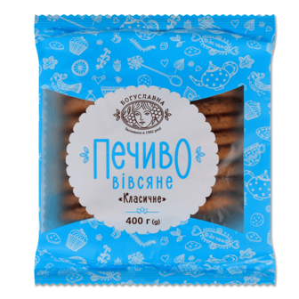Печиво «Богуславна» вівсяне класичне 400г