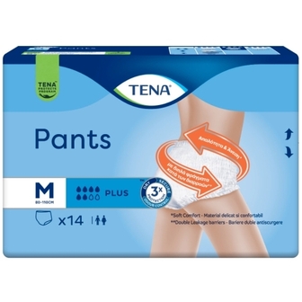 ТЕНА труси-підгуз. д/доросл. PANTS PLUS M (80-110см) №14