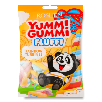 Маршмелоу Roshen YummiGummiFluffi Rainbow Turbines 65г