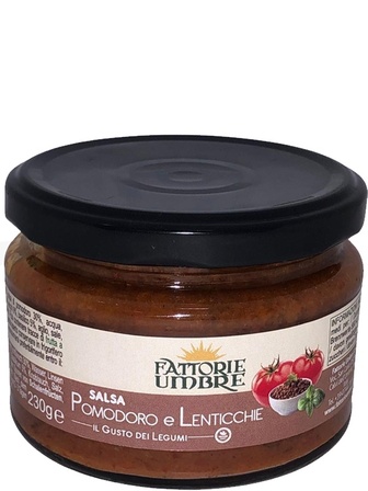 Соус з томатів та сочевиці, Fattorie Umbre, 235г