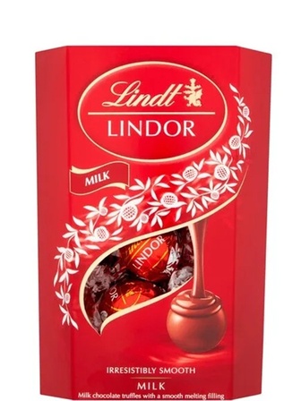 Цукерки в молочному шоколаді Ліндор Боллс / Lindor Balls, Lindt, 200г