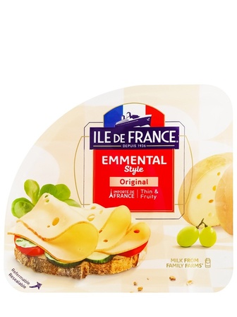 Сир Емменталь / Emmental, ILe de France, нарізка, 150г