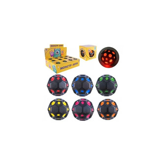 М'яч стрибунець Gravity ball світло, 6 см в асортименті (PR2444)