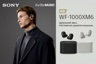 Ідеальний звук. Абсолютне шумопоглинання. Sony WF-1000XM6