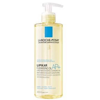Ліпідовідновлюючий очищуючий засіб La Roche Posay Ліпікар Олія АП+ для ванни та душу для немовлят, дітей та дорослих 400 мл