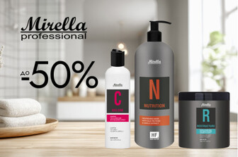 MIRELLA: Знижка до 50% на всі засоби для волосся HAIR FACTOR