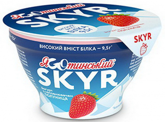 Йогурт Яготинський Skyr полуниця 1,8% 140г