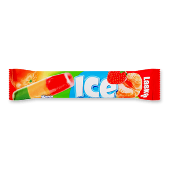 Морозиво Laska Ice Яблуко лід мандарин полуниця 95г