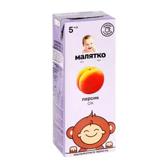 Сік Малятко 200 мл Персик