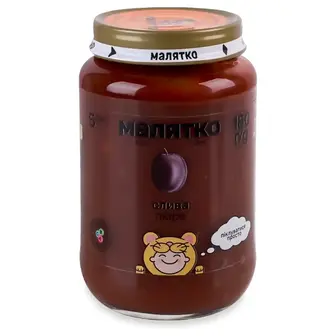 Пюре фруктове Малятко 180 г Слива