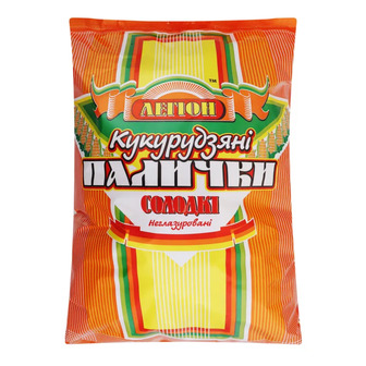 Палички кукурудзяні солодкі неглазуровані Легіон м/у 150г