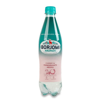 Напій Borjomi Aromati сильногазований з ароматом вишні та гранату 0.5 л (4860019003265)