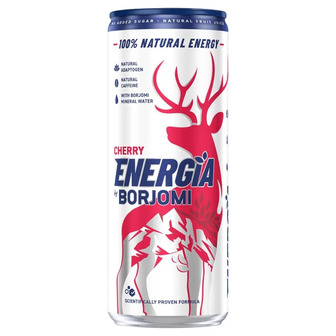 Напій тонізувальний Borjomi Energia Cherry вишня 240 мл (4860019003647)