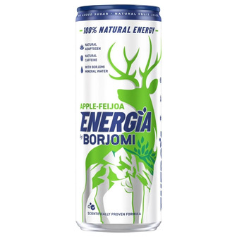 Напій тонізувальний Borjomi Energia яблуко-фейхоа 240 мл (4860019003722)