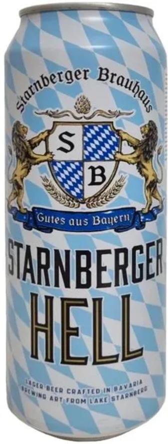 Пиво Starnberger Hell світле фільтроване 4.8% 0.5 л (4251253110770)